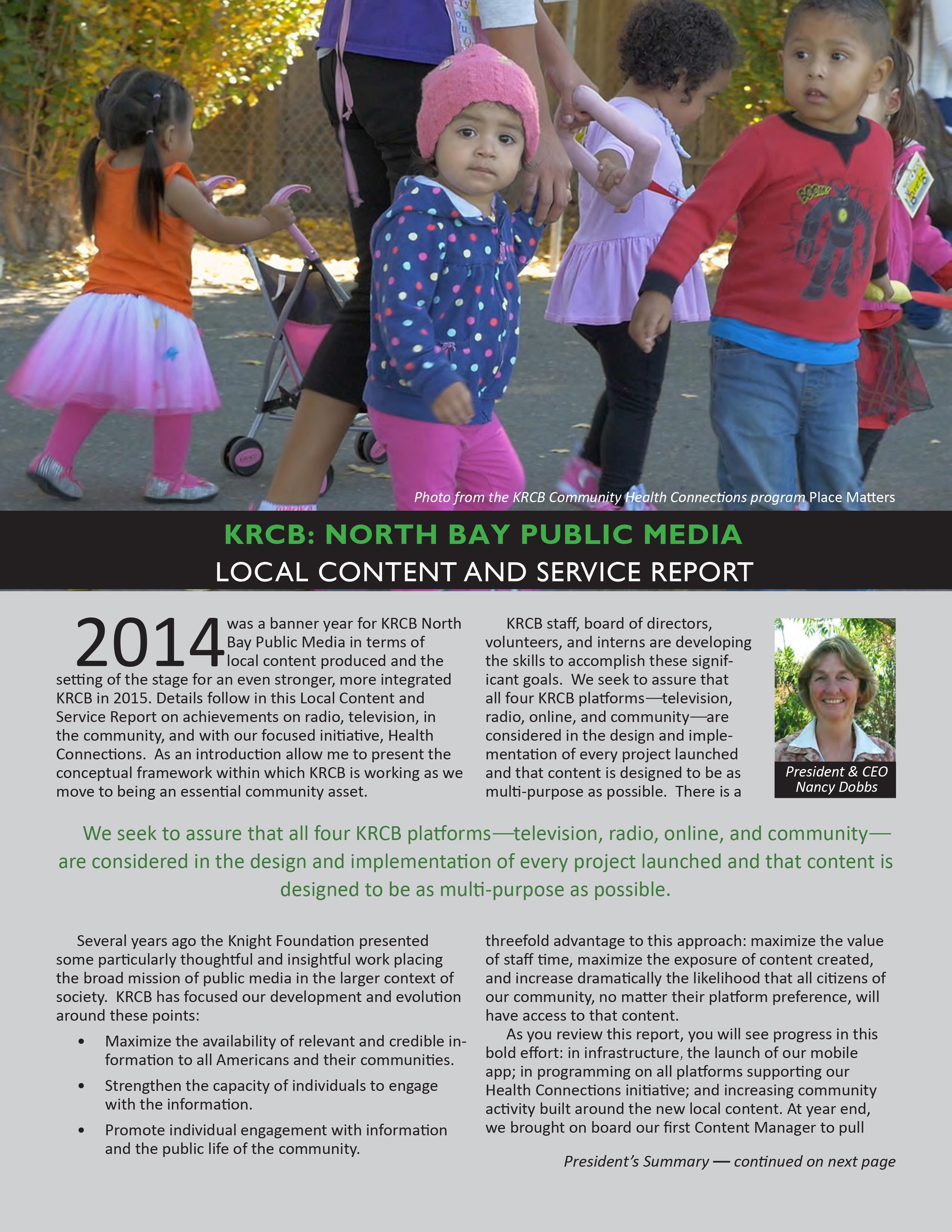 Content And Service Report 2014