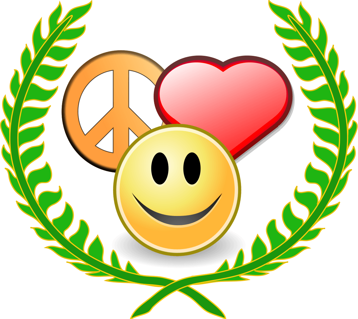 Peace love and happy