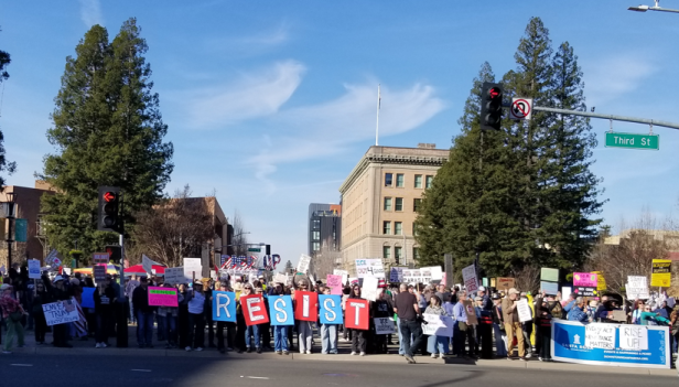 ICE Out Protest