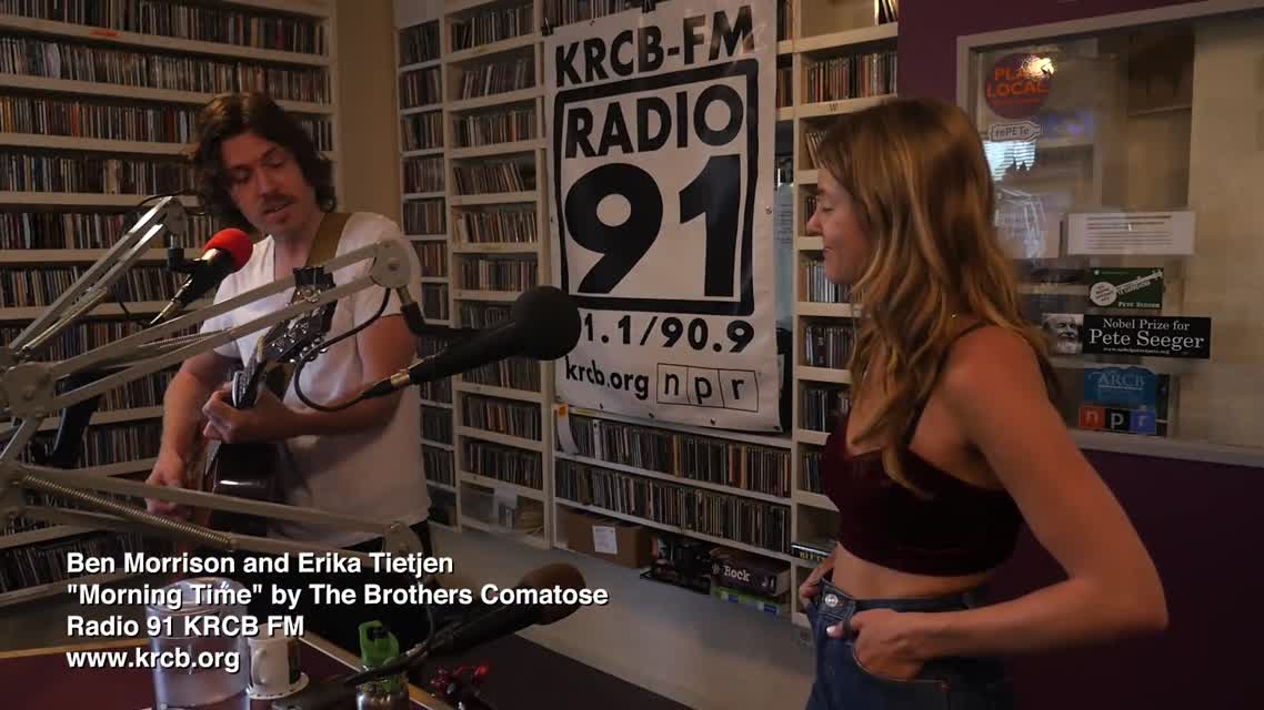 Ben Morrison & Erika Tietjen on Radio 91 KRCB FM- -Morning Time-